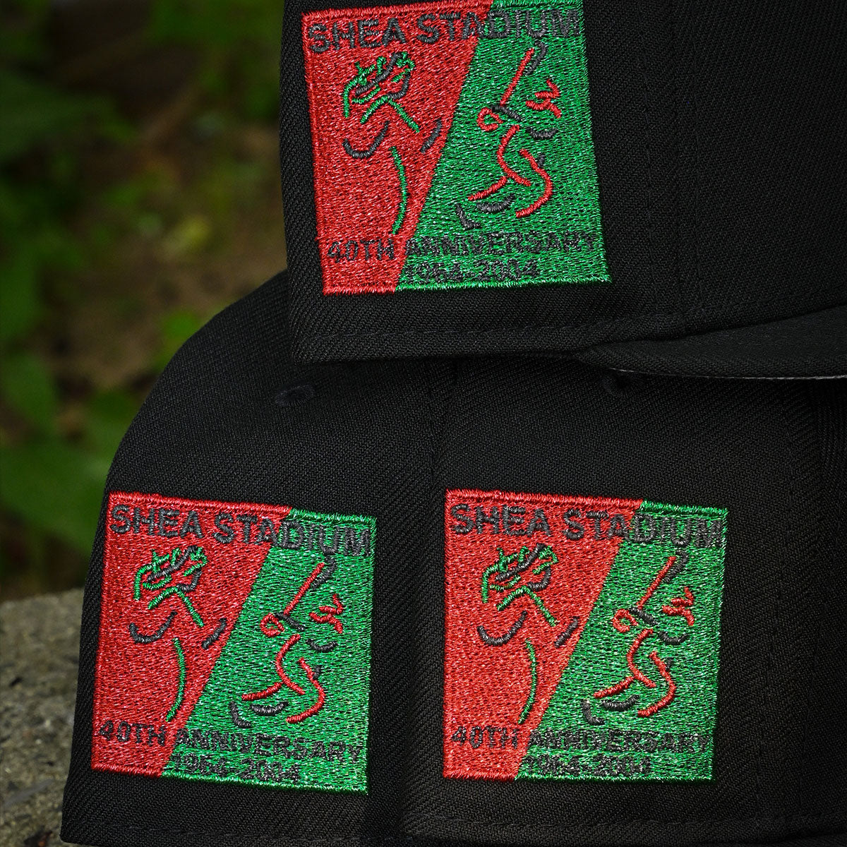 New Era - New York Mets SHEA STADIUM 40th Anniversary 59FIFTY Black/Red/Green