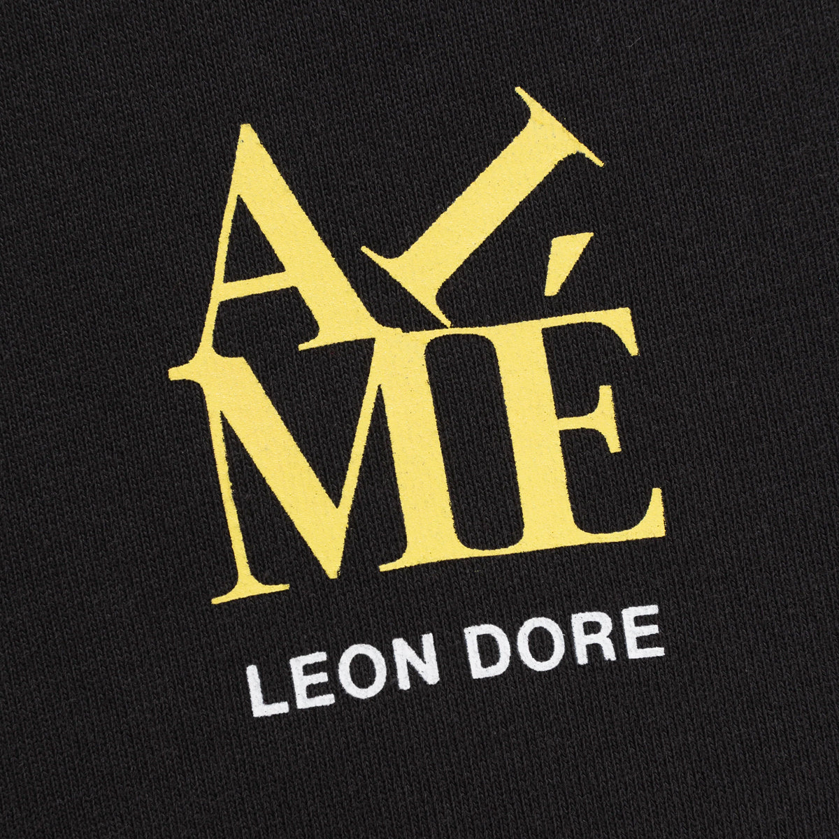 【6月中旬至6月下旬陸續出貨】Aimé Leon Dore SS Block Logo Tee SS24CT015 BRIGHT JET BLACK