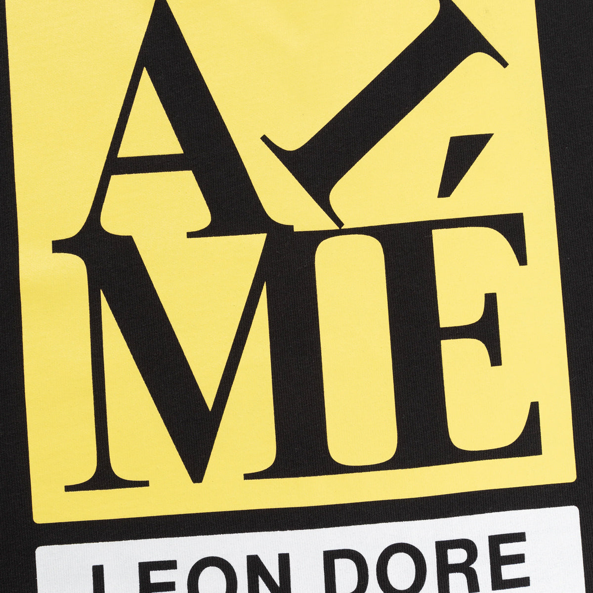 【6月中旬至6月下旬陸續出貨】Aimé Leon Dore SS Block Logo Tee SS24CT015 BRIGHT JET BLACK