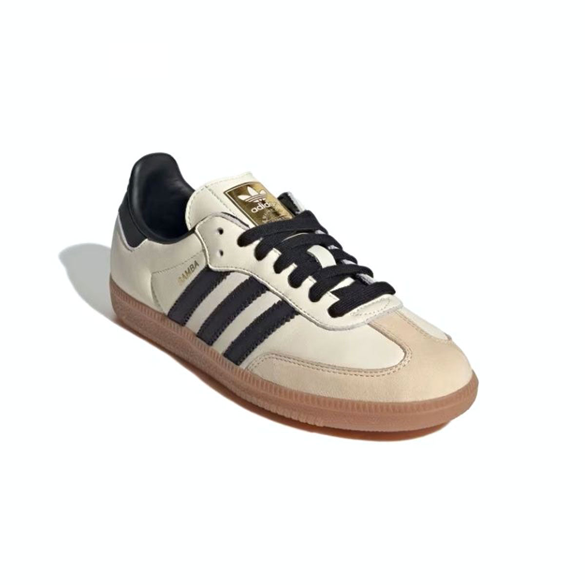 adidas - SAMBA OG WMNS Cream white/core black/sand strata 【ID0478】