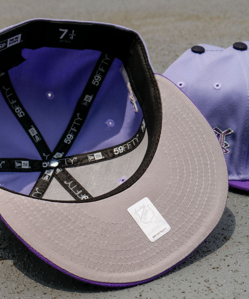 TY MATHIS NEW ERA - Boston Bruins 59FIFTY Hockey Fights Cancer Lavender/Purple