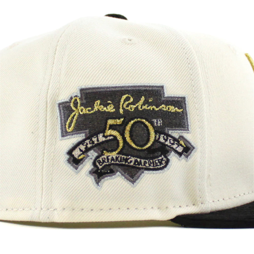 NEW ERA 布魯克林道奇隊 - 59FIFTY 42 JACKIE ROBINSON 鍍鉻白色燈芯絨