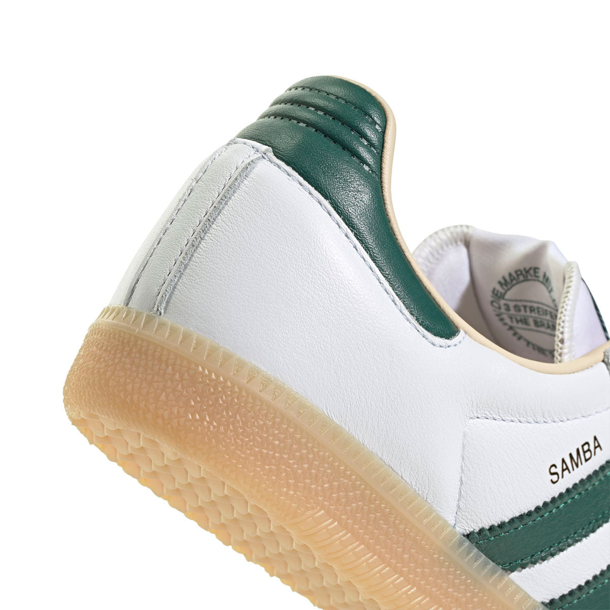 adidas - MENS SAMBA OG Foot Wear White/Collegiate Green/Gum 【JS3831】