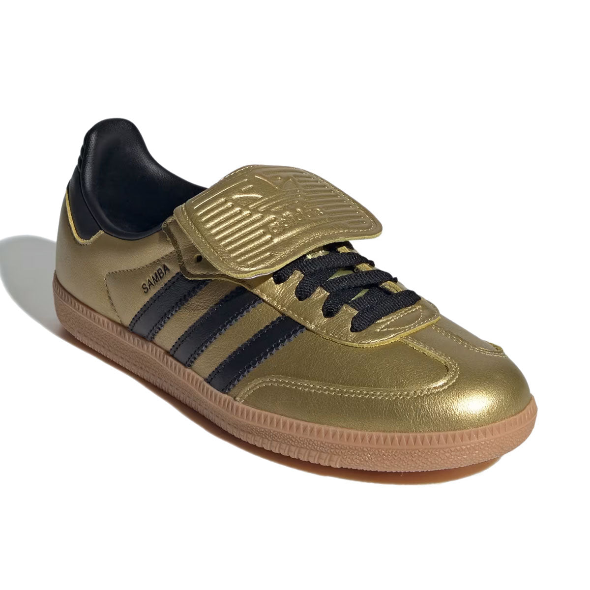 adidas - SAMBA LT WMNS Gold Metallic/Core Black/Gum 【JH5708】
