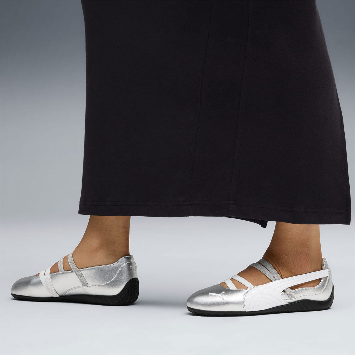 PUMA - SPEEDCAT BALLET METALLIC WNS PUMA SILVER/PUMA WHITE 【401581-01】