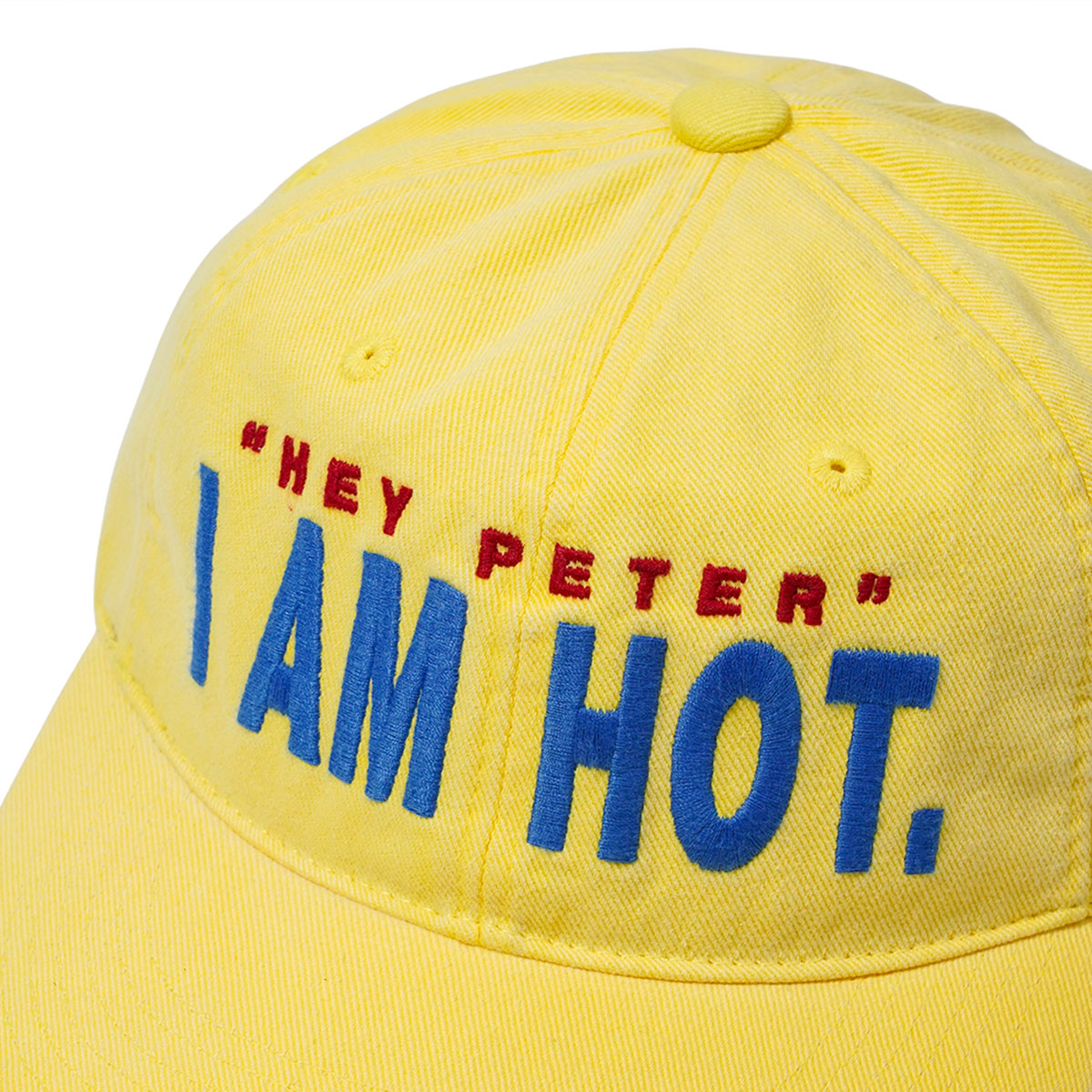 MY NAME IS PETER - 6 PANEL I AM HOT CAP YELLOW