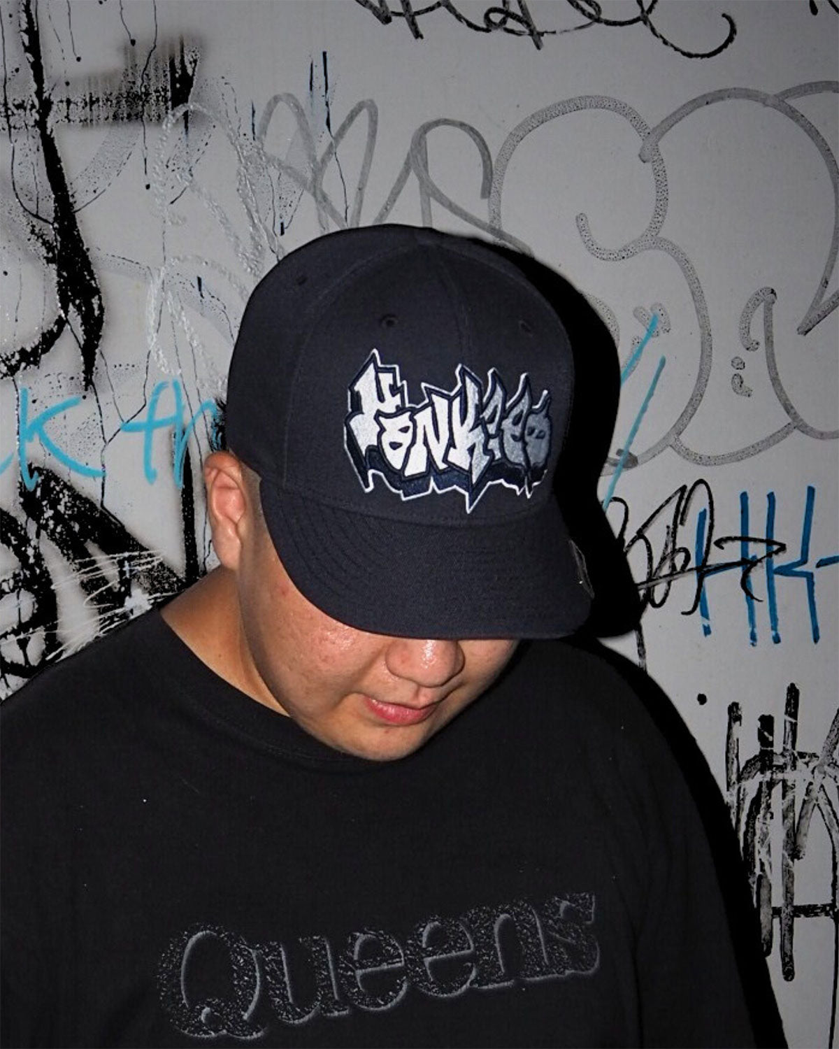 NEW ERA NEW YORK YANKEES - 59FIFTY CO GRAFFITI LOGO NAVY 【70982649】