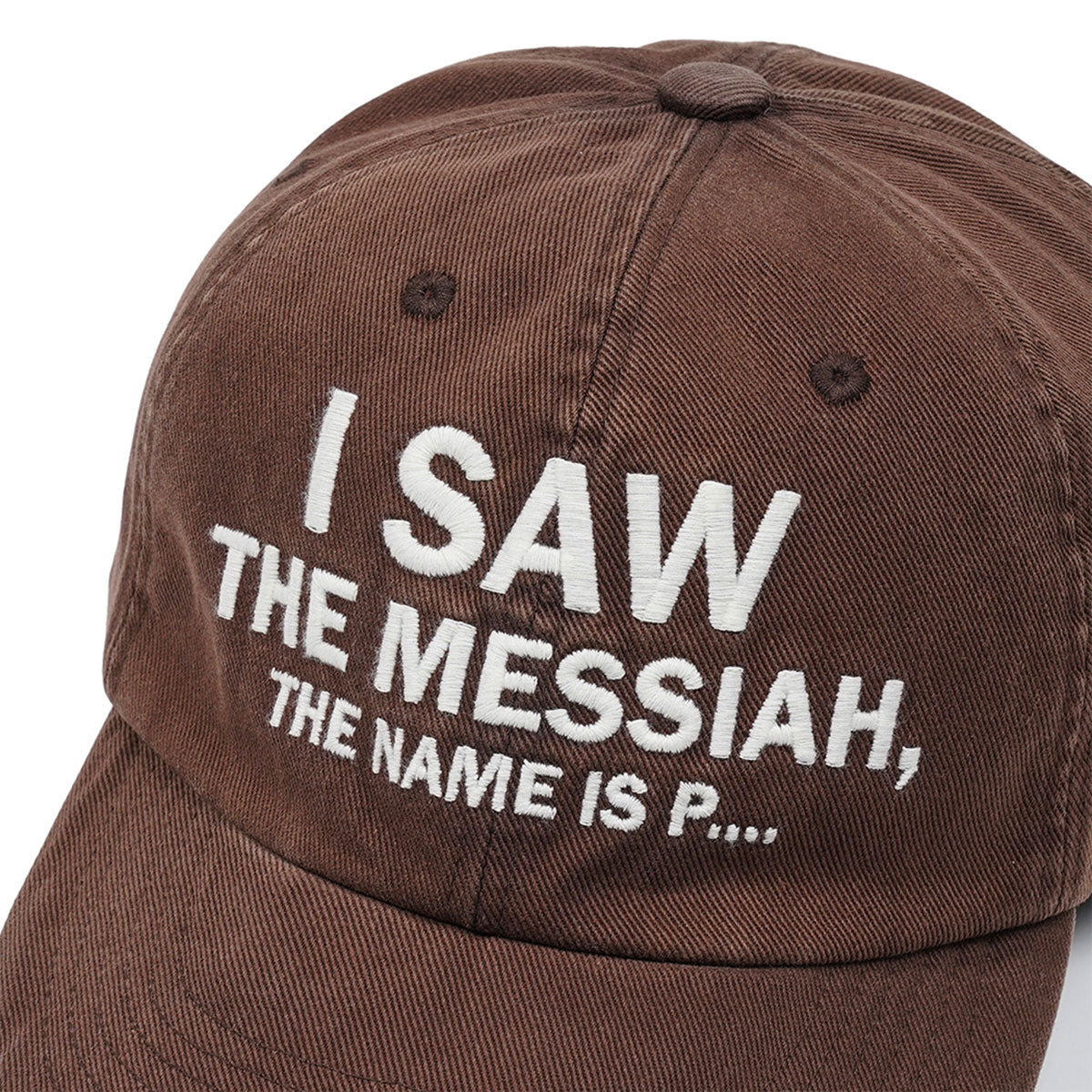 MY NAME IS PETER - 6 PANEL MESSIAH CAP BROWN