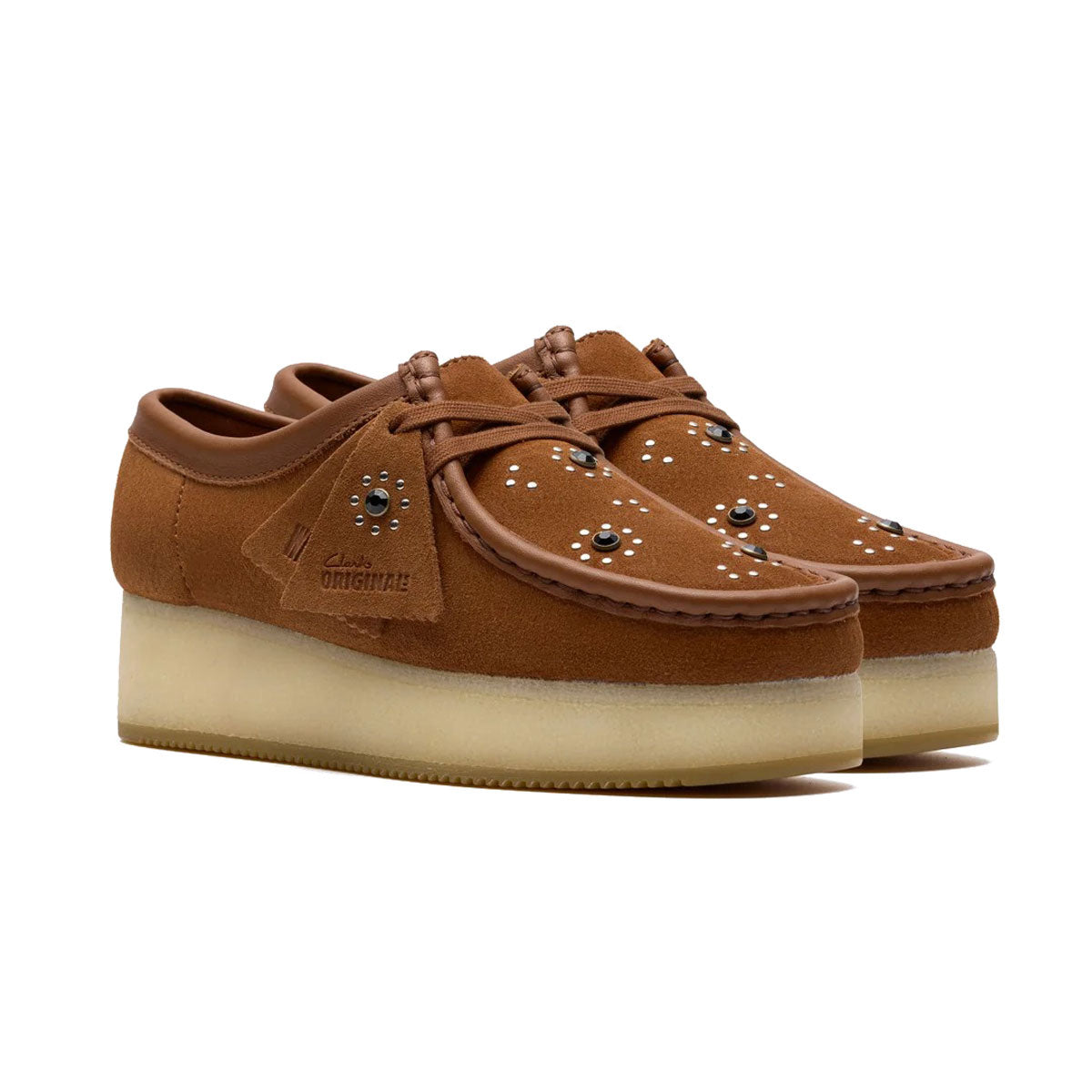 Clarks - Wallacraft Bee Brown/Orange Suede 【26183067】