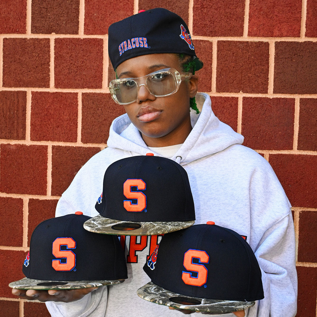 NEW ERA Syracuse Orange - 59Fifty Men Orange Navy/Real Tree
