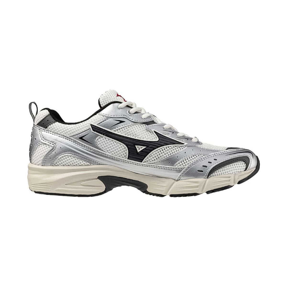 MIZUNO - UNISEX MXR WHITE/BLACKI/SILVER【D1GA245101】