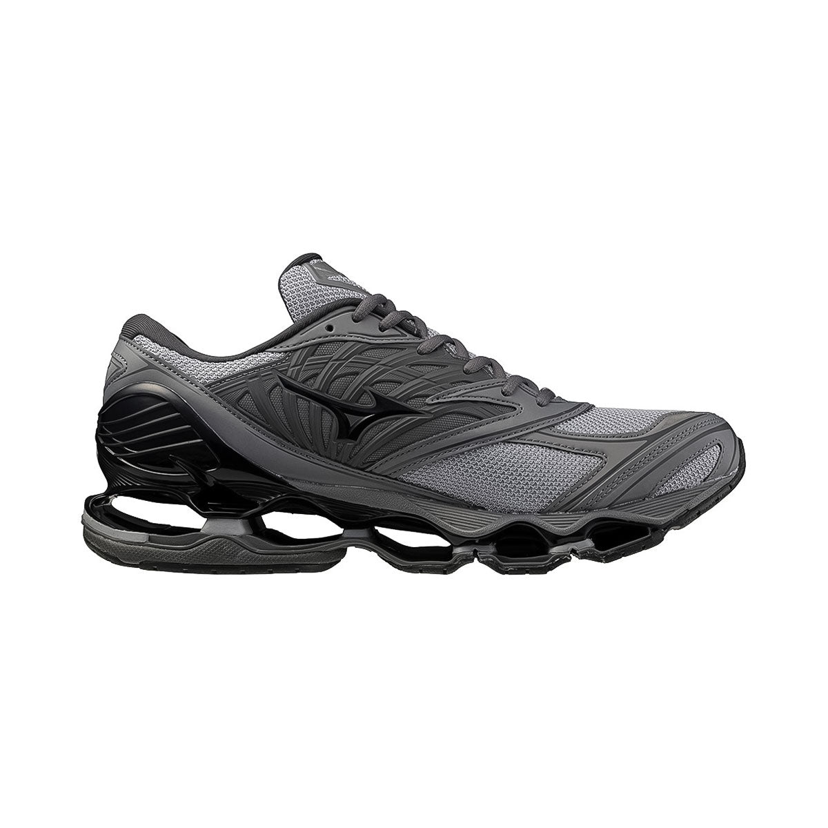 MIZUNO - UNISEX WAVE PROPHECY LS LIGHT GRAY/DARK GRAY/GRAY【D1GA333704】