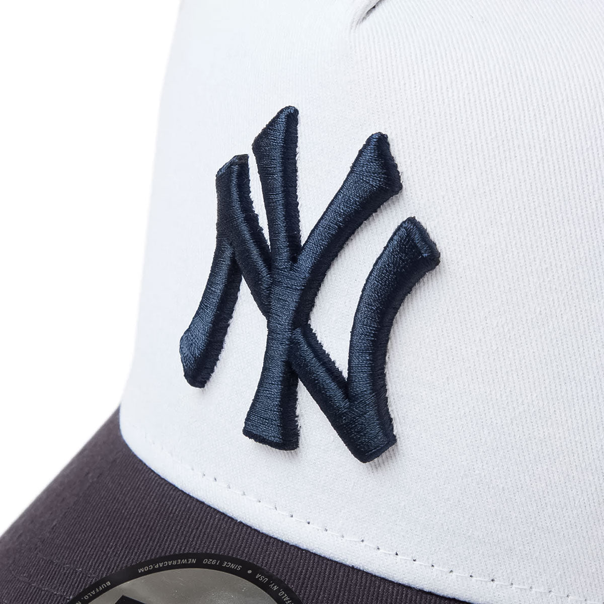 NEW ERA New York Yankees - 9FORTY A-Frame MESH Embroidery WHITE/NAVY 【14388626】