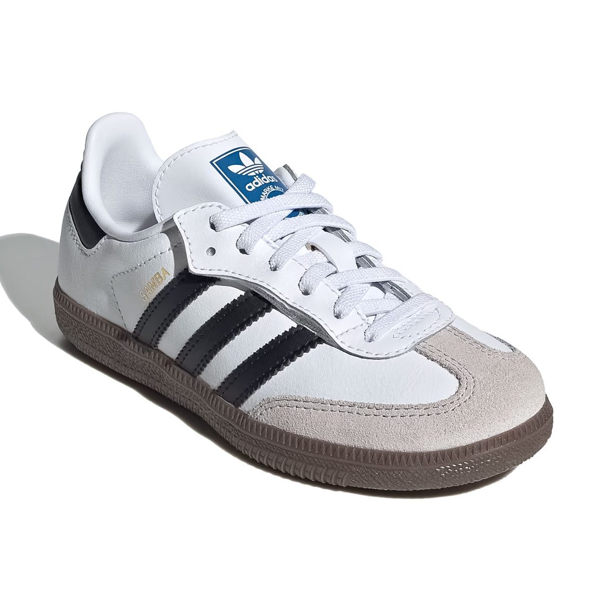 adidas - SAMBA OG Comfort Closure Elastic Lace Kids Cloud White/Core Black/Gum【JQ6391】