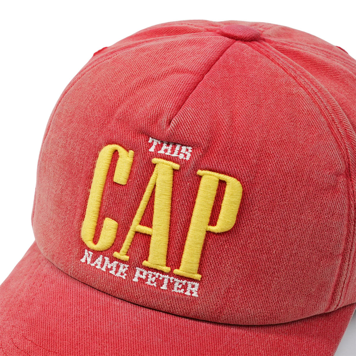 MY NAME IS PETER - 5 PANEL THIS 'CAP' RED