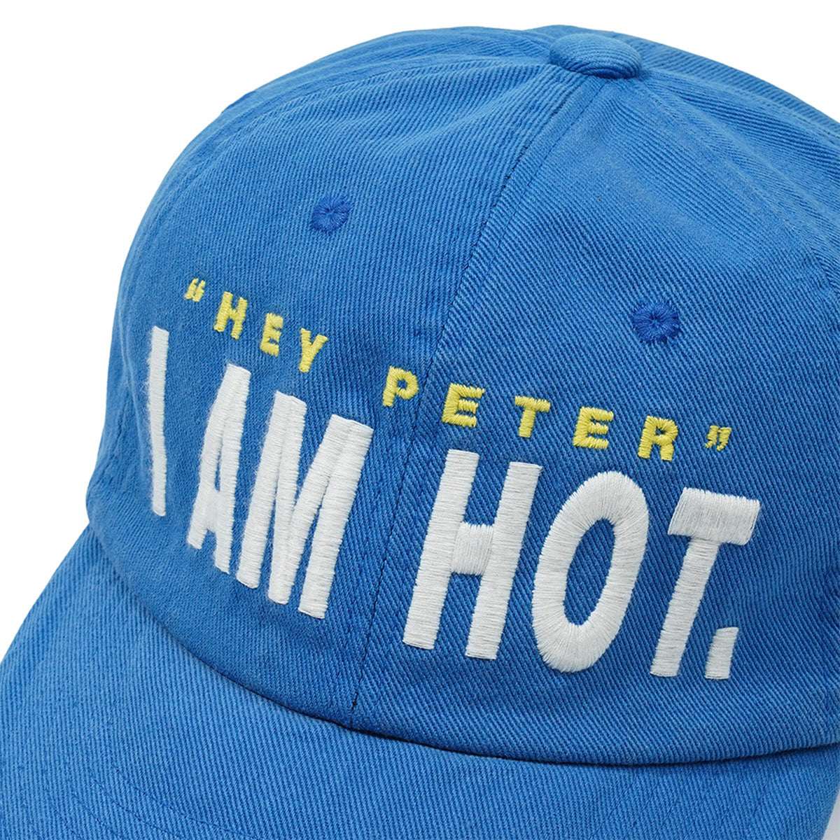 MY NAME IS PETER - 6 PANEL I AM HOT CAP BLUE