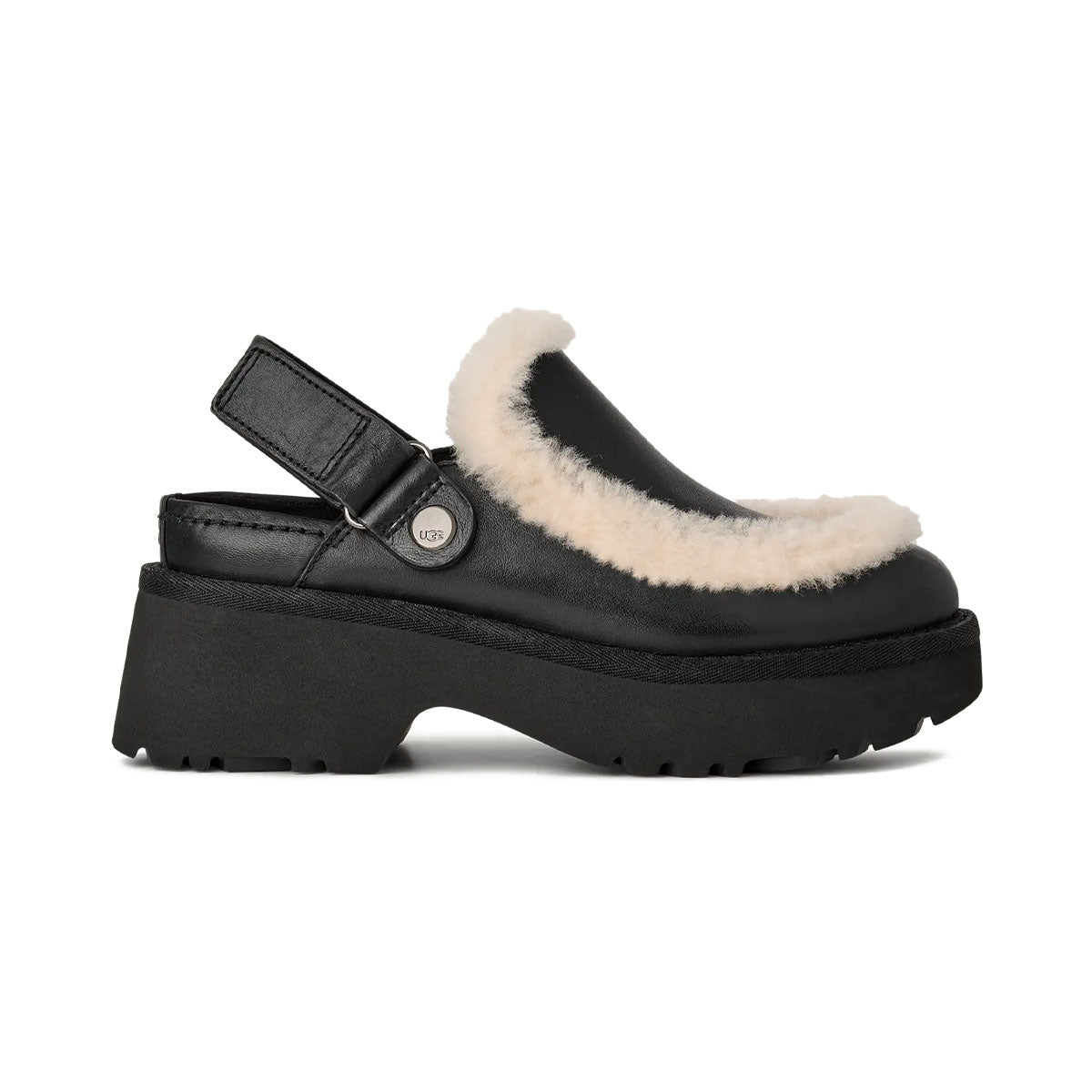 UGG - W ESMEE LEATHER CLOG 【1171507-BLK】