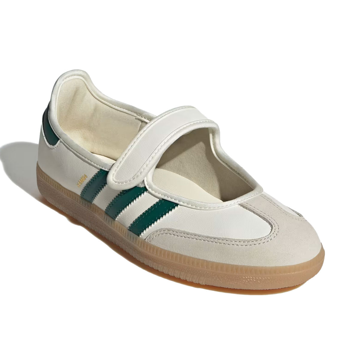 adidas - SAMBA JANE W Off White/Collegiate Green/Gold Metallic