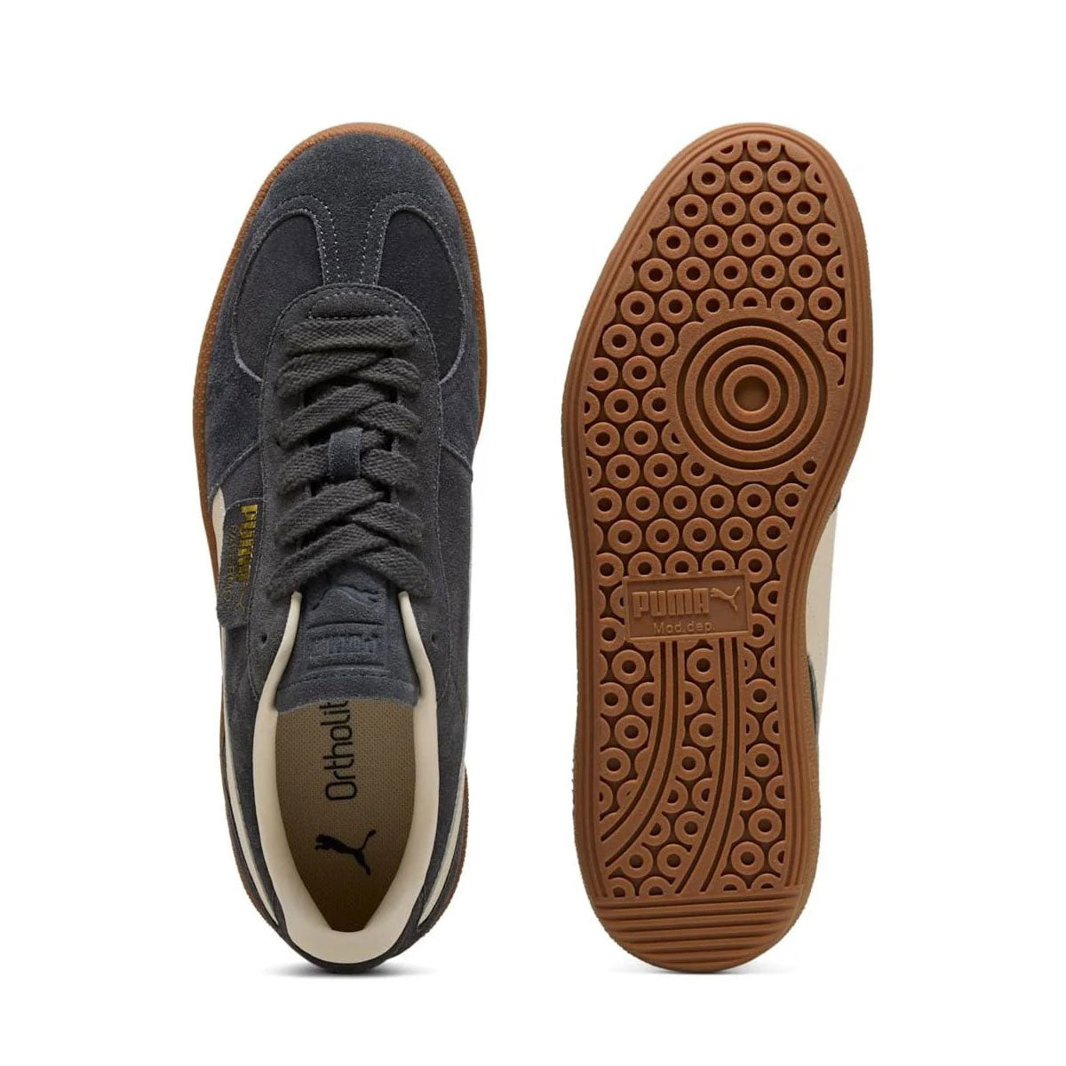 PUMA - PALERMO DUSKY GRAY-ALPINE SNOW 【396463-81】
