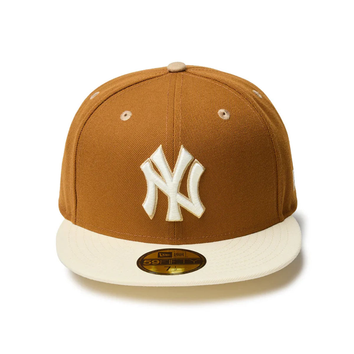 NEW ERA New York Yankees - 59FIFTY PANCAKES WPIN Toasted Peanuts/Wine Cork 【14388834】
