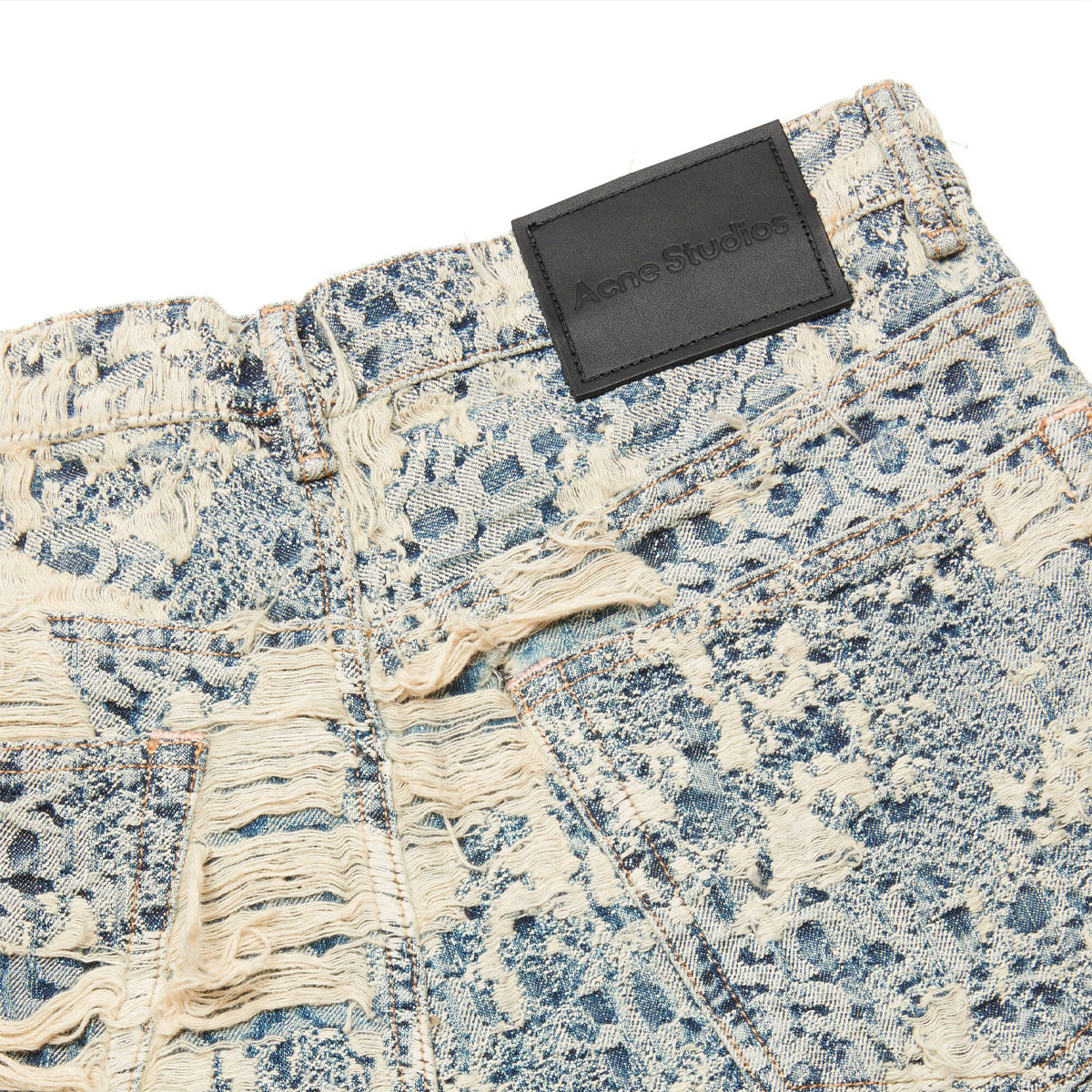 Acne Studios - Denim shorts Loose fit MID BLUE 【FN-MN-SHOR000279】