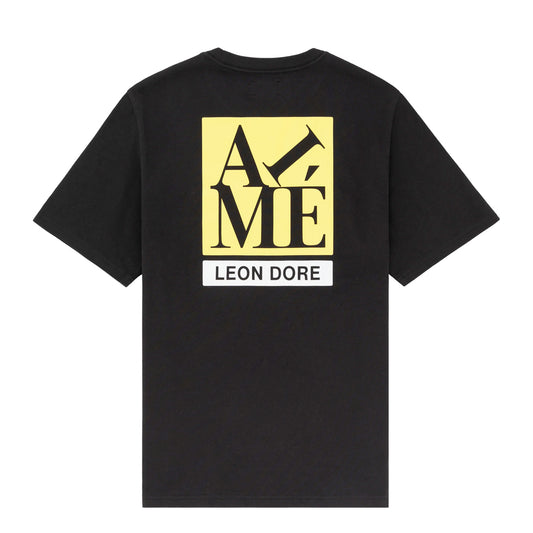 【6月中旬至6月下旬陸續出貨】Aimé Leon Dore SS Block Logo Tee SS24CT015 BRIGHT JET BLACK