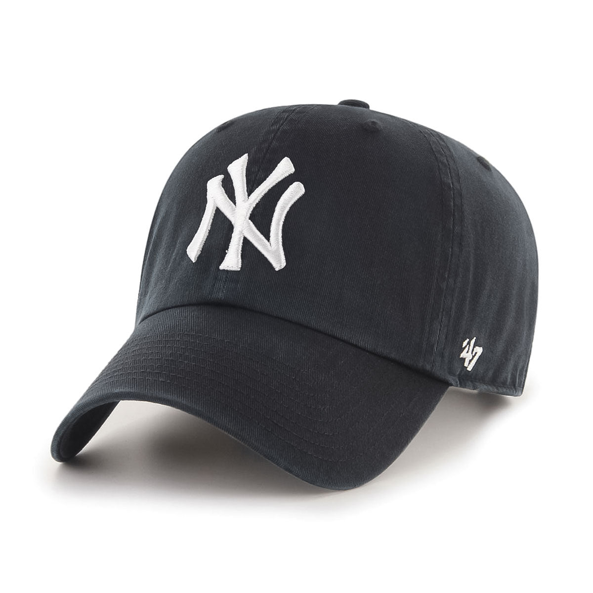 ’47 BRAND New York Yankees - CLEAN UP BLACK 【14751191 47A B-RGW17GWS-BKD】