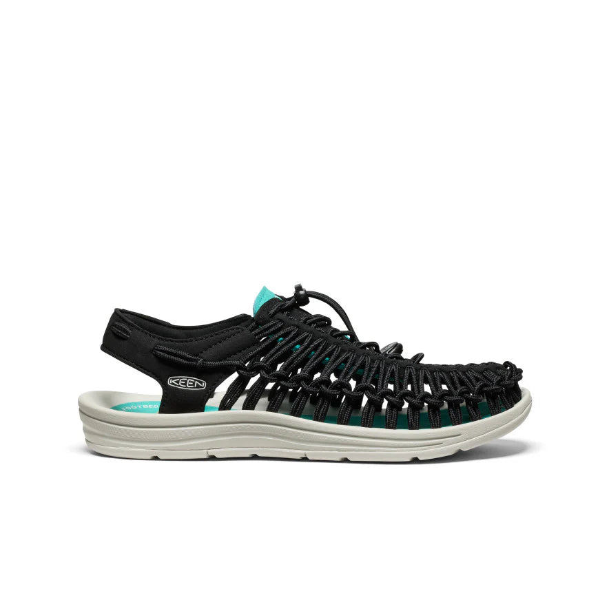 KEEN - MENS UNEEK BLACK/BRIGHT AQUA 1030571