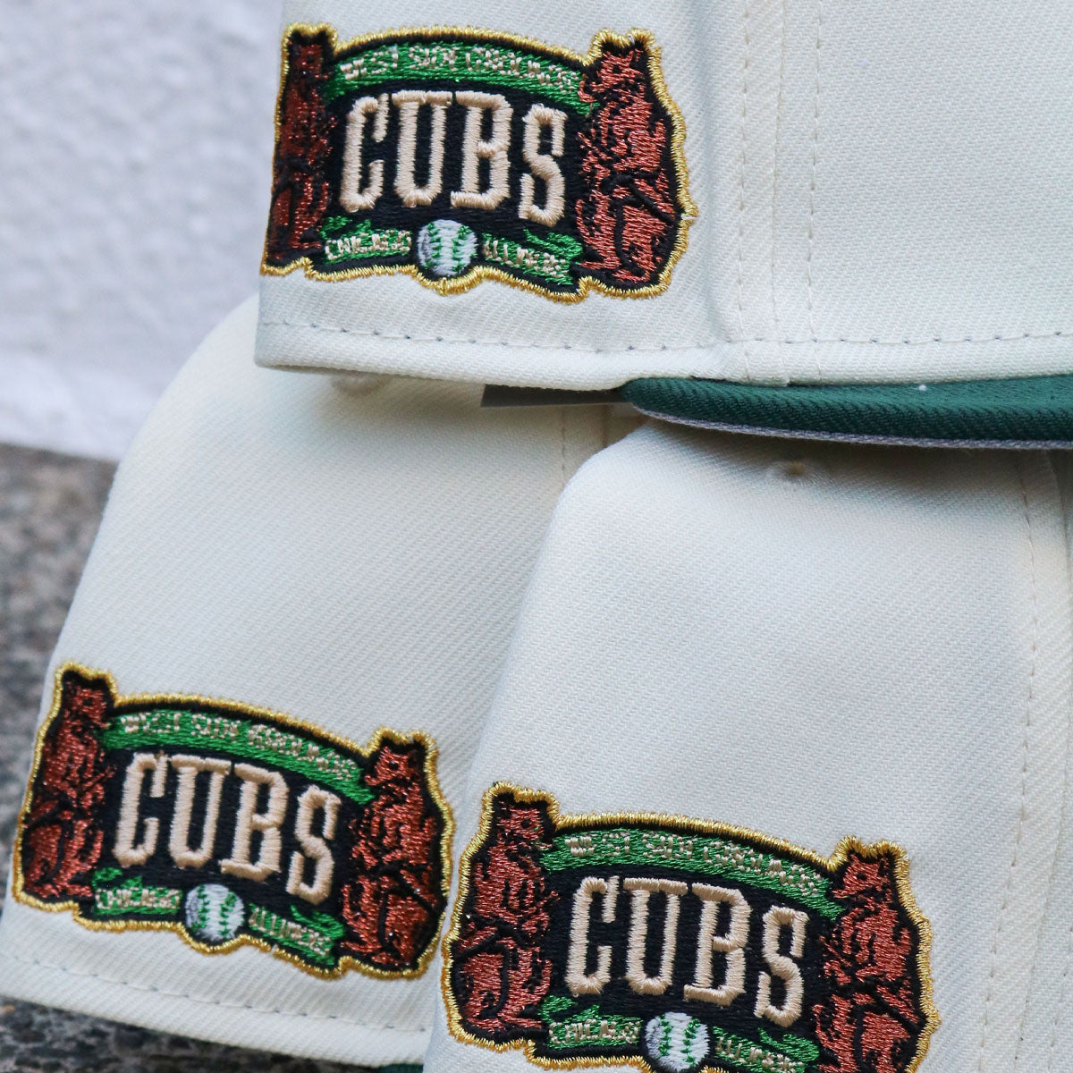 NEW ERA Chicago Cubs - 59Fifty West Side Grounds Chrome White/Green