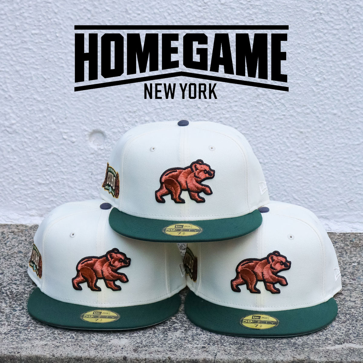 NEW ERA Chicago Cubs - 59Fifty West Side Grounds Chrome White/Green