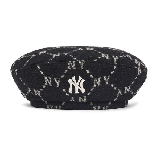 MLB - JAQUARD BERET 50BKS【3ACBMW126】