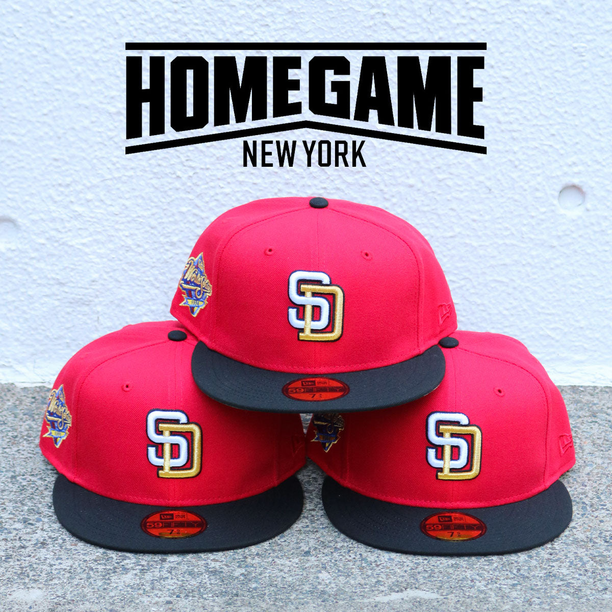 NEW ERA San Diego Padres - 59Fifty 1998 World Series Red/Black