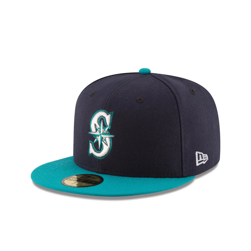 NEW ERA Seattle Mariners - ACPERF ON-FIELD ALTERNATE NAVY/NORTH WEST GREEN 【14524851】