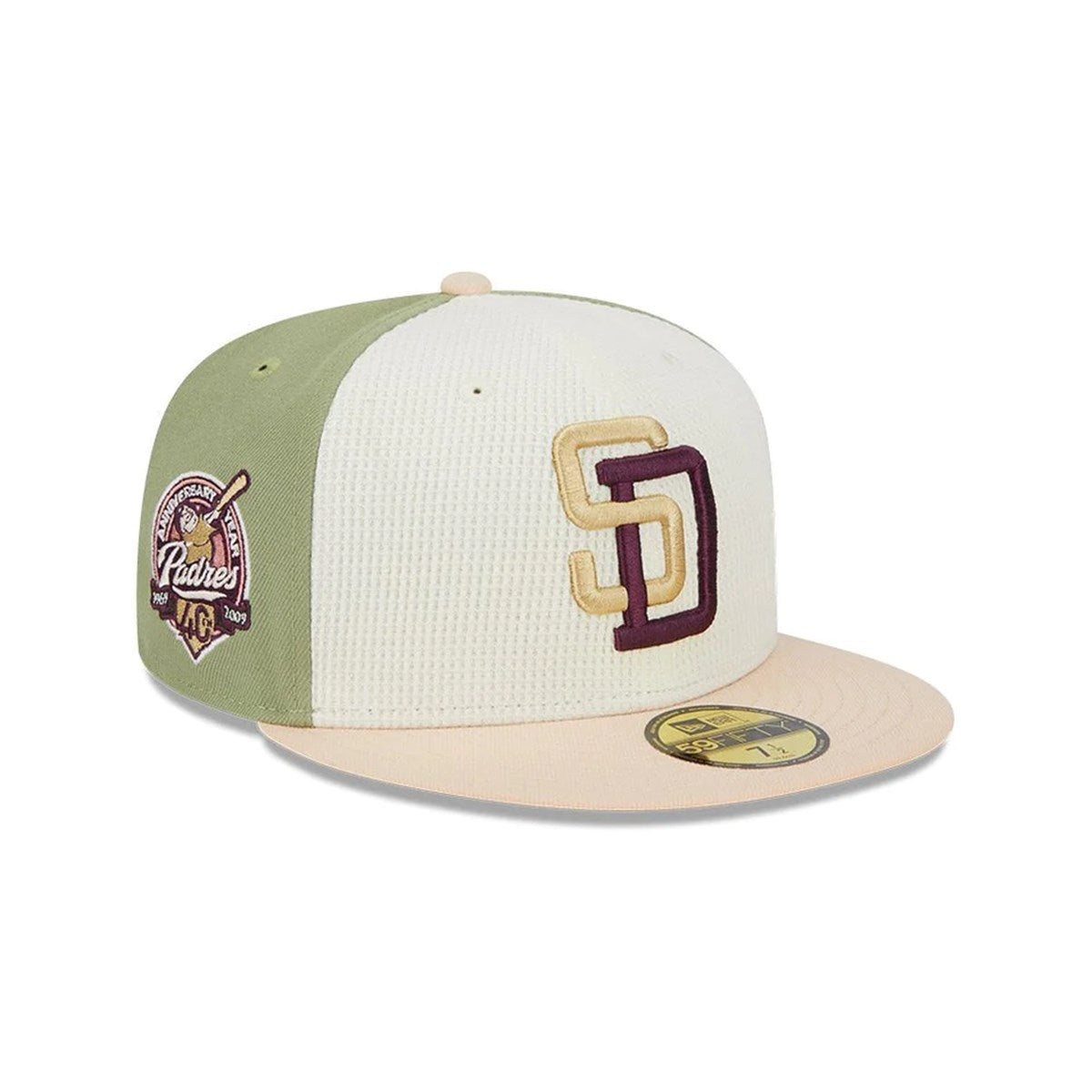 NEW ERA San Diego Padres - 59FIFTY Thermal Front 40TH WH/P.GRE/P.BEI【14132552】