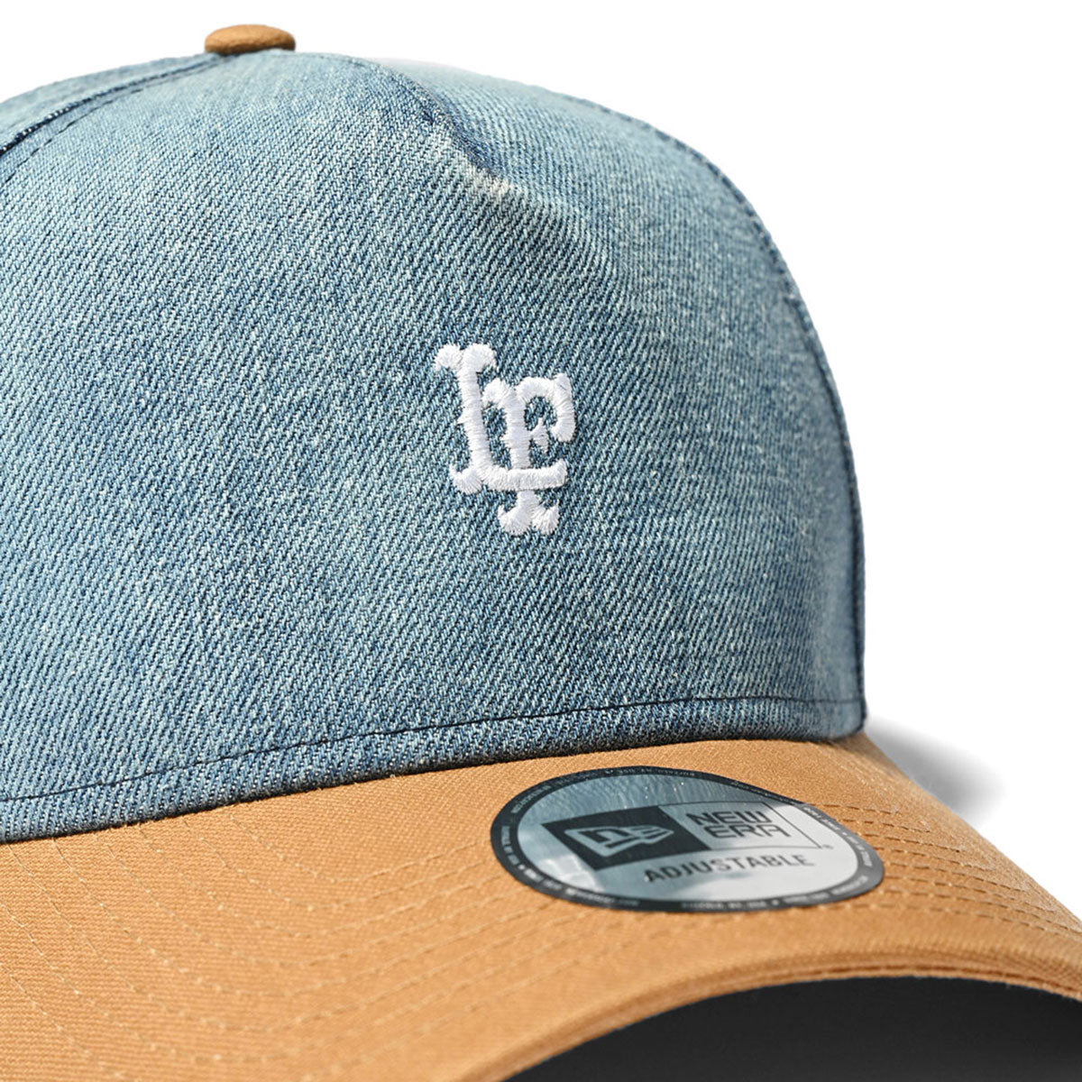LFYT x NEW ERA SMALL LF LOGO 9FORTY DENIM&CANVAS BLUE【LS231410】