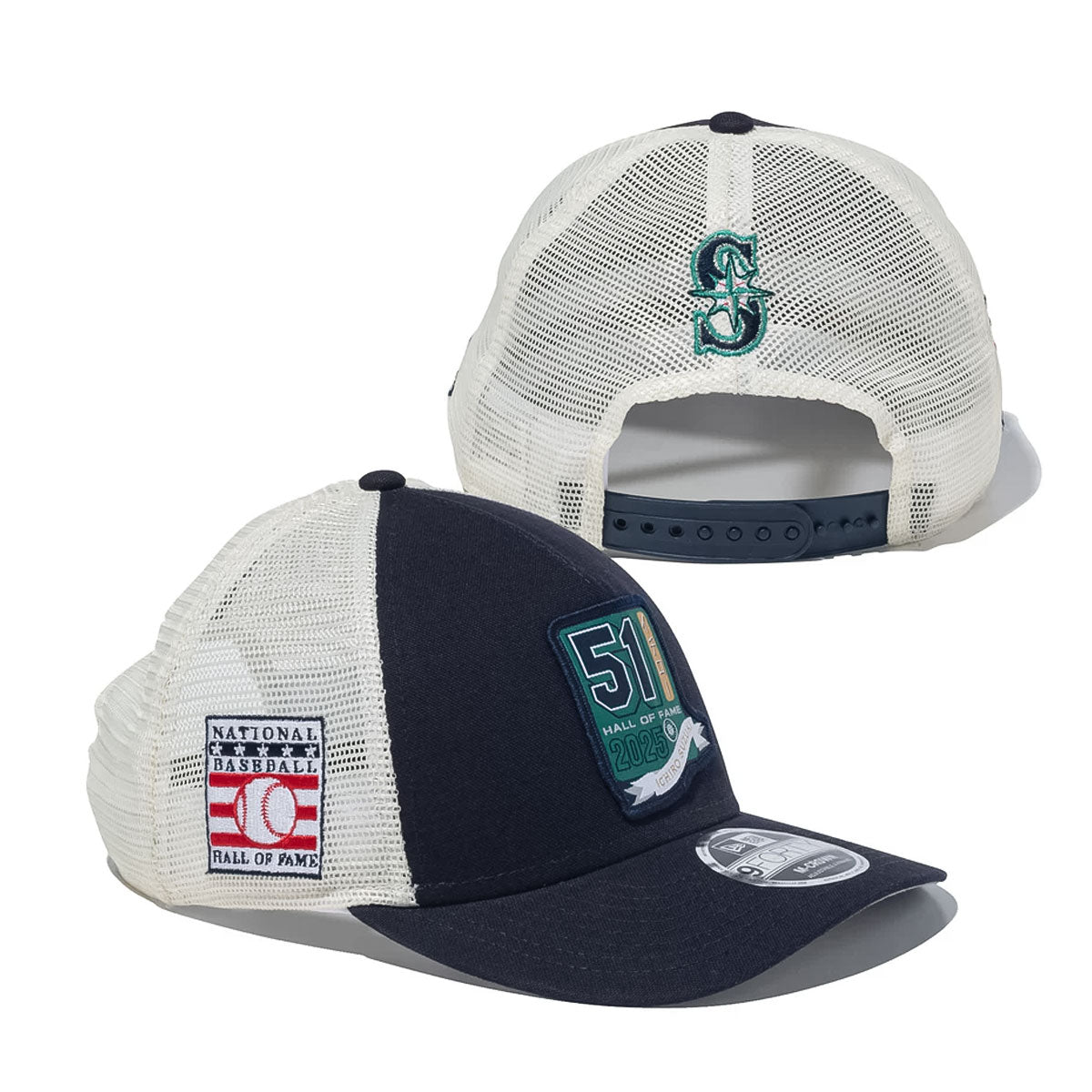 NEW ERA Seattle Mariners - 9FORTY M-Crown A-Frame TRACKER ICHIRO SUZUKI Hall of Fame 2025 NAVY/WHITE【14724806】