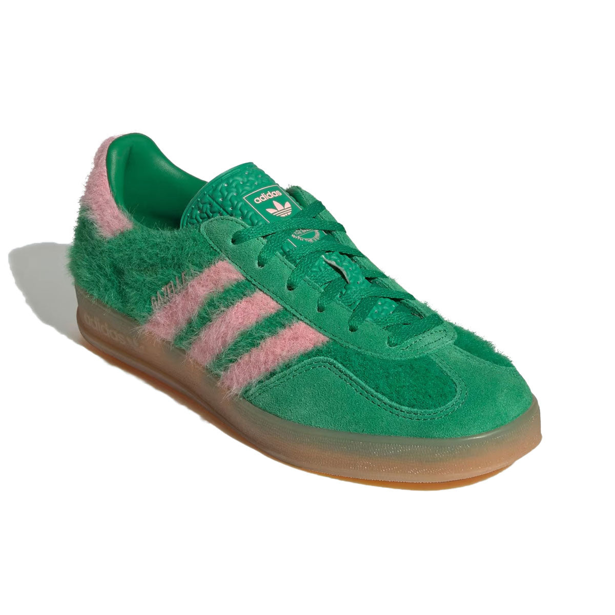 adidas - GAZELLE INDOOR W Green/Glow Pink/Gum【JP8342】 – HOMEGAME