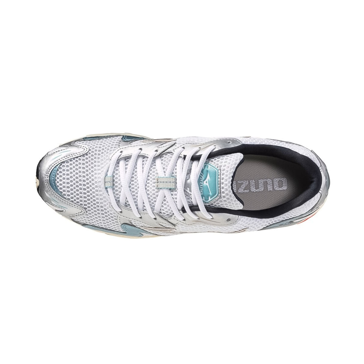 MIZUNO - UNISEX WAVE RIDER 10 WHITE/BEIGE/SKY BLUE 【D1GA243115】