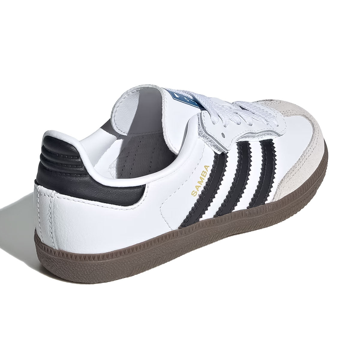 adidas - SAMBA OG Comfort Closure Elastic Lace Kids Cloud White/Core Black/Gum【JQ6391】