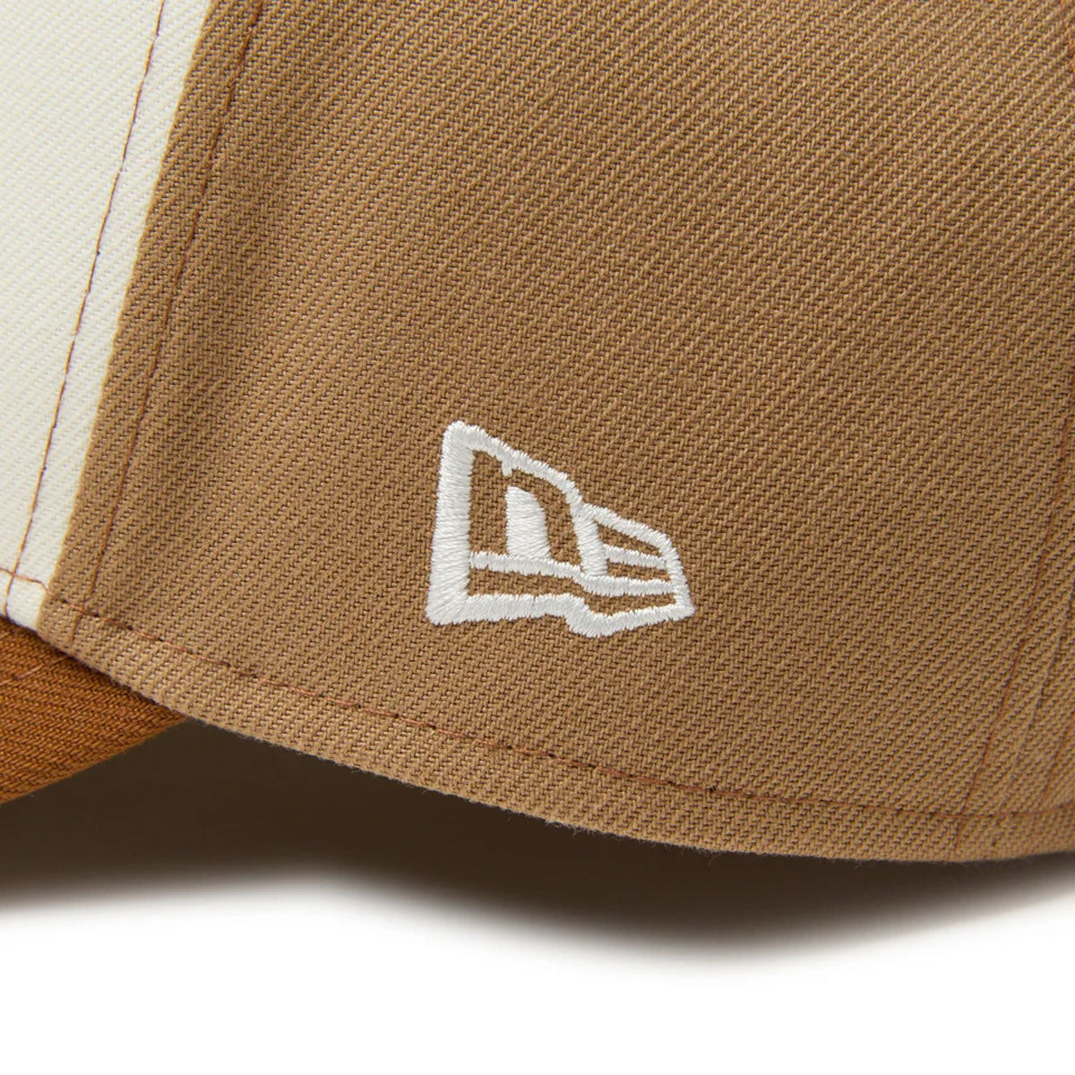 NEW ERA Los Angeles Dodgers - 9FORTY A-Frame PANCAKES Toasted Peanuts/Wine Cork Khaki Visor 【14388666】