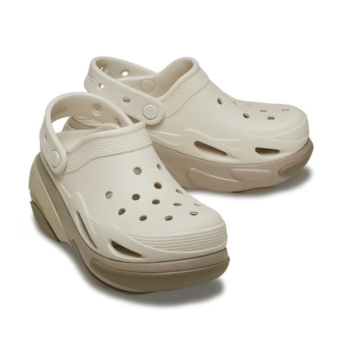 CROCS - MENS WMNS BUBBLE CRUSH CLOG TAUPE 【210061-214】