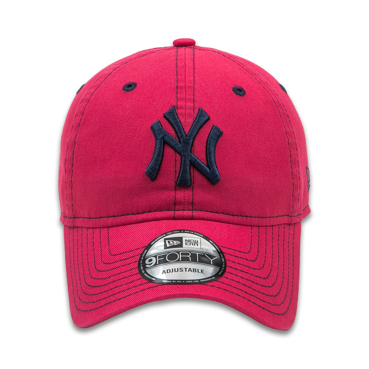 NEW ERA New York Yankees - 9FORTY Stitch Basic UNST DARK ROSE 【14205781】