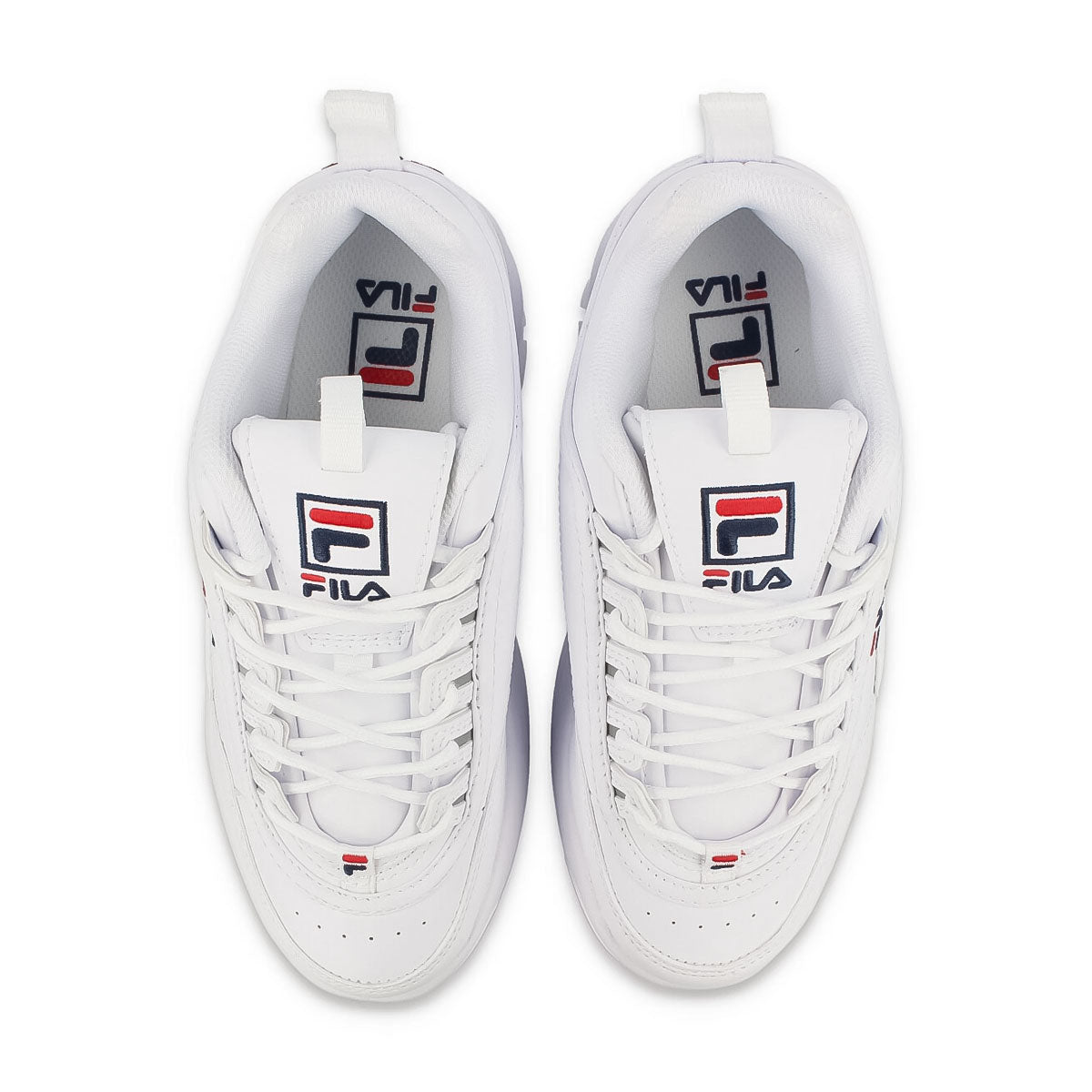 FILA - Disruptor II Wedge White / Fila Navy / Fila Red 【WFW22044-125】