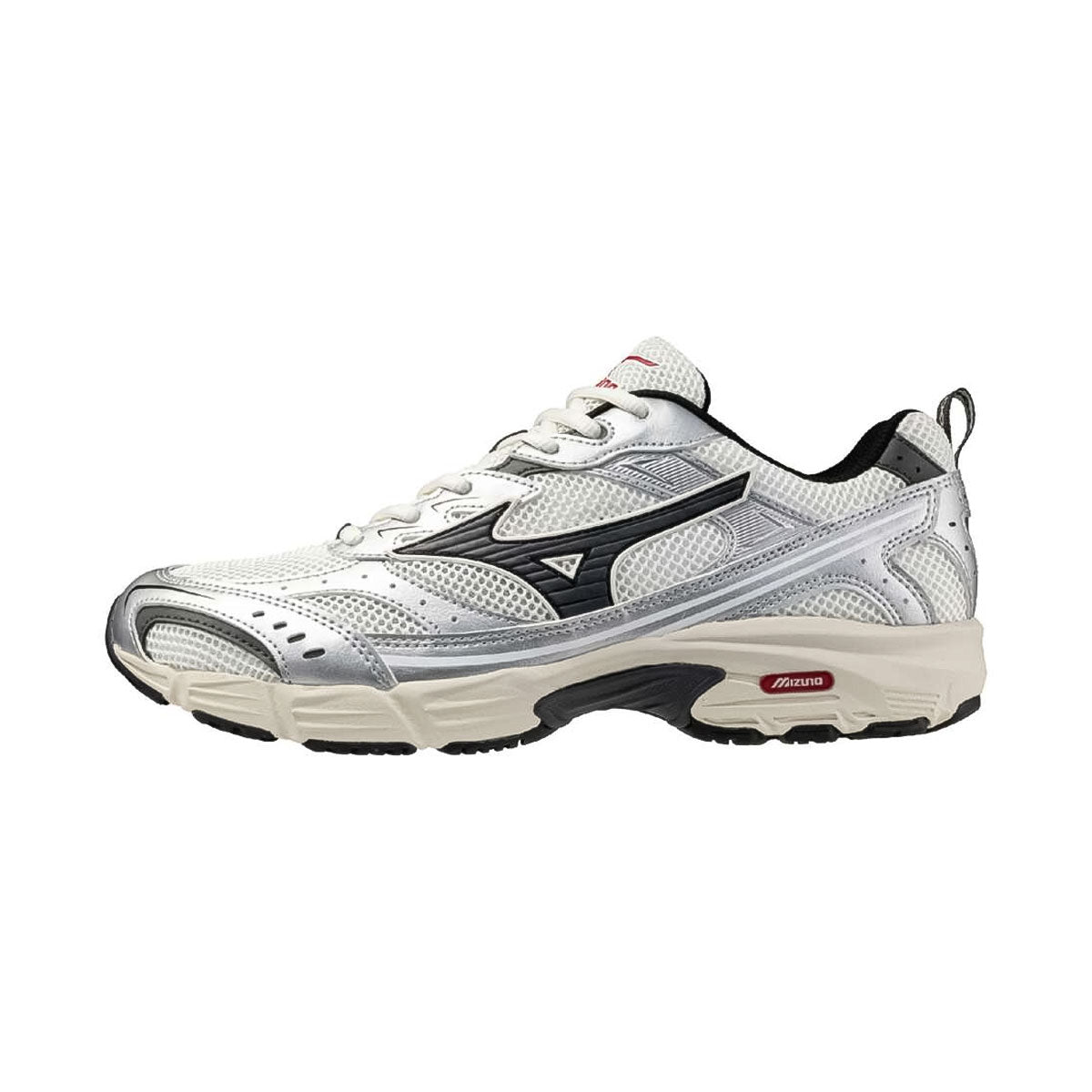 MIZUNO - UNISEX MXR WHITE/BLACKI/SILVER【D1GA245101】
