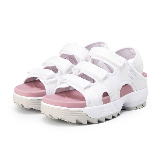 FILA - WMENS DISRUPTOR SD PUFFY WHITE/LILAS/GLACIER GRAY 【USS25016-189】