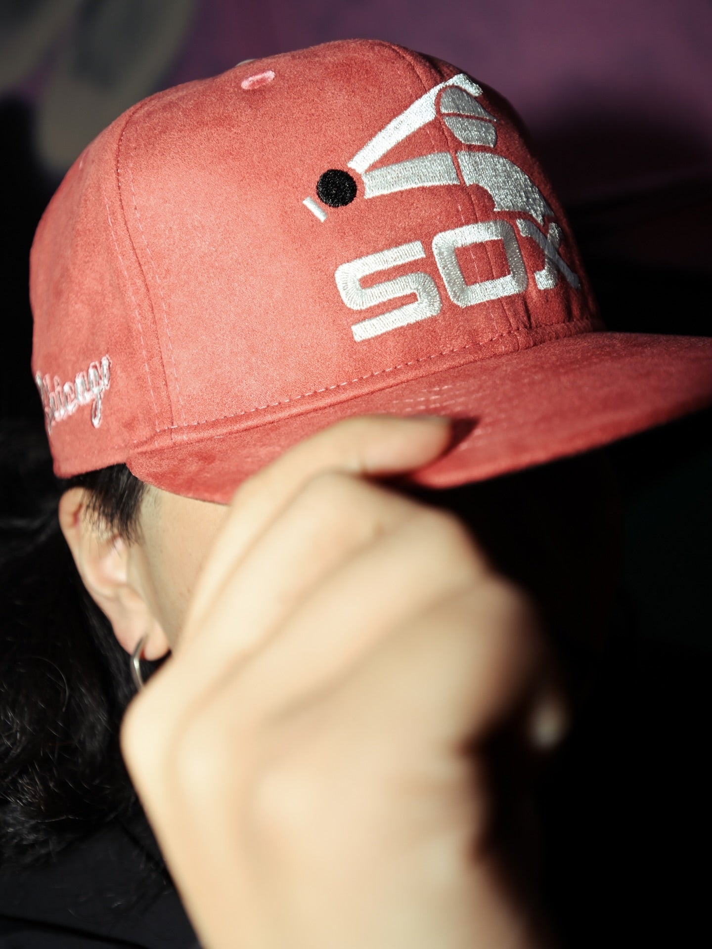 NEW ERA - Chicago White Sox CO 59FIFTY SB SUEDE PINK【14881985】