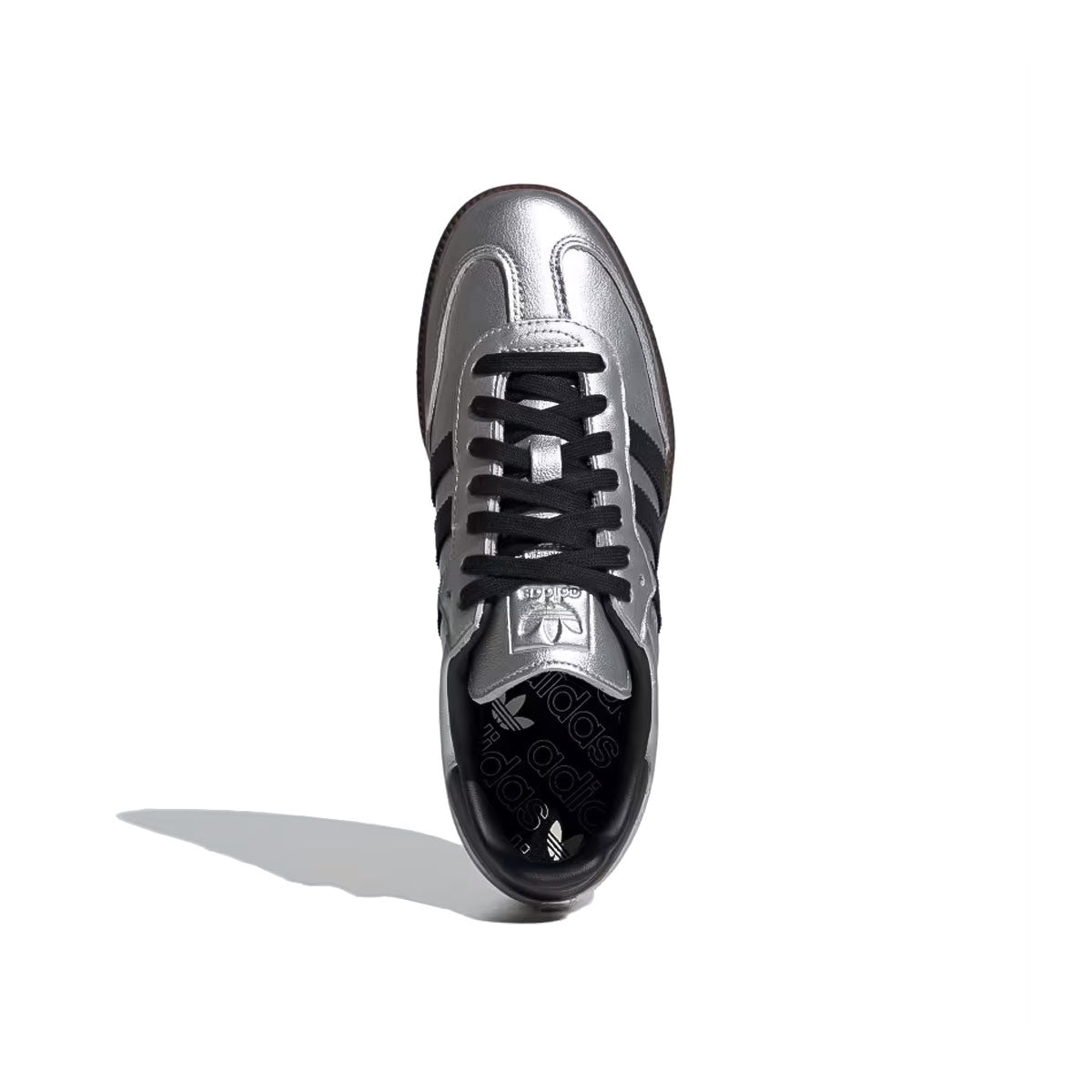 adidas - SAMBA OG WMNS Silver Metallic/Core Black/Gum【JI4218】