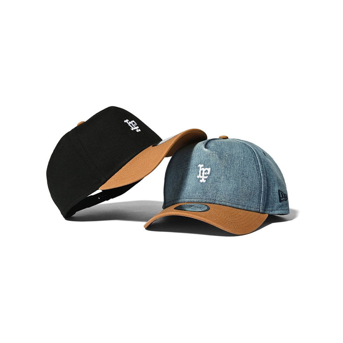 LFYT x NEW ERA SMALL LF LOGO 9FORTY DENIM&CANVAS BLUE【LS231410】