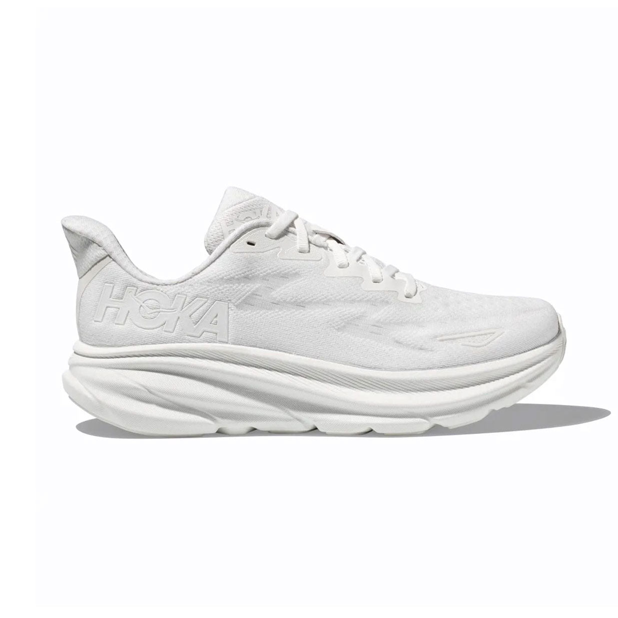 HOKA - WMNS CLIFTON 9 WHITE × WHITE 【1127896-WWH】