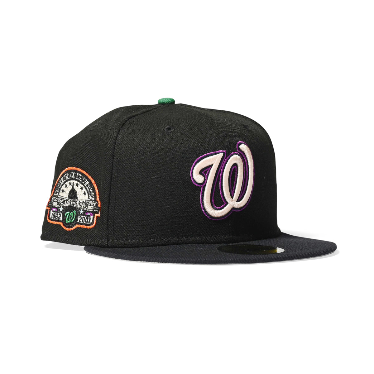 NEW ERA Washington Nationals - 1962-2007 STADIUM 59FIFTY BLACK/D NAVY 【NE062】